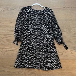 Velvet Printed Dress